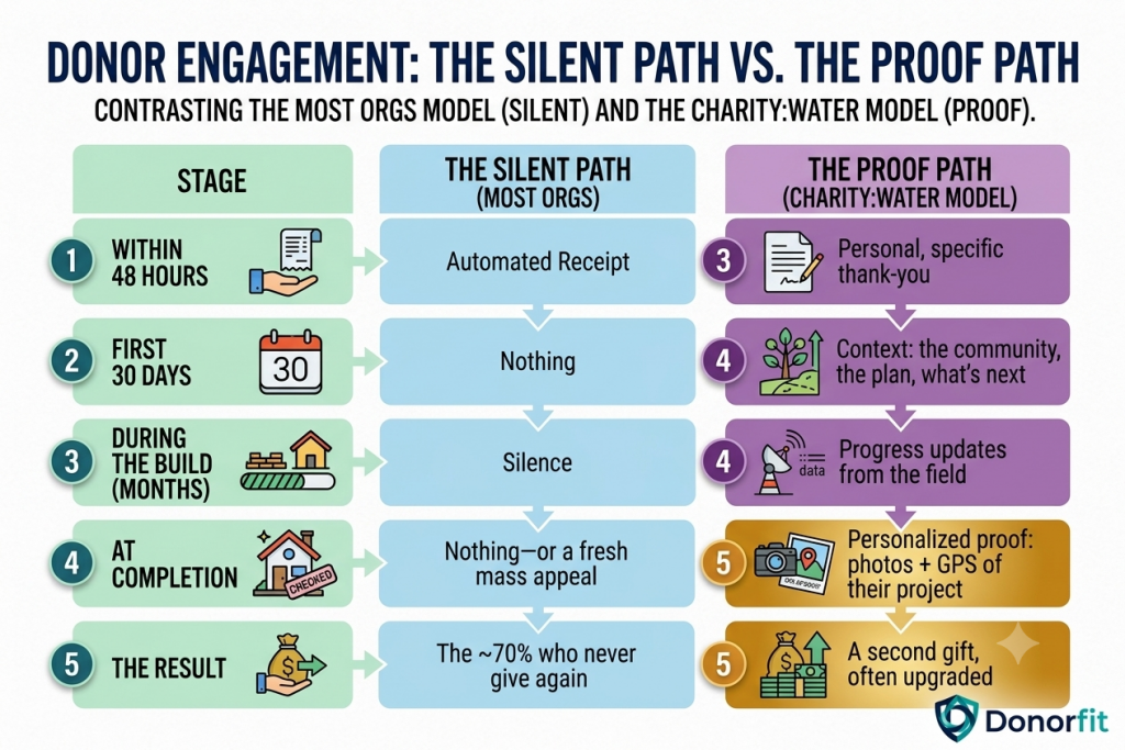 The silent path vs. the proof path 