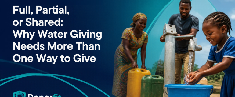 Full, Partial, or Shared Why Water Giving Needs More Than One Way to Give