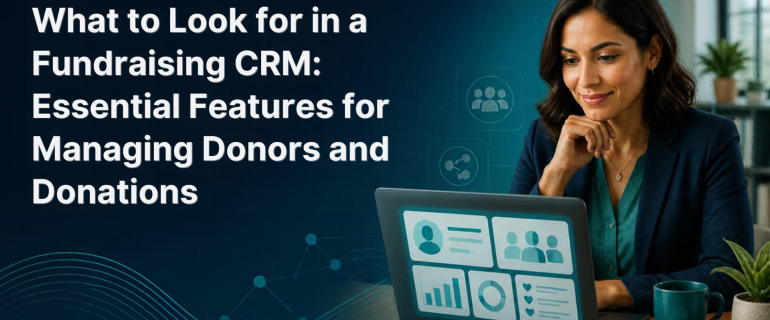 What to Look for in a Fundraising CRM Essential Features for Managing Donors and Donations 